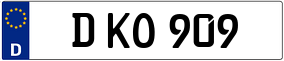 Truck License Plate